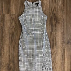 Banana Republic Plaid Bodycon Mini Dress